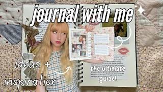 the ultimate guide to creating an art journal  (ideas + inspiration)