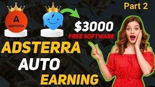 Premium Country Organic Traffic For Adsterra Direct Link Earning Tricks || Adsterra ipts Software