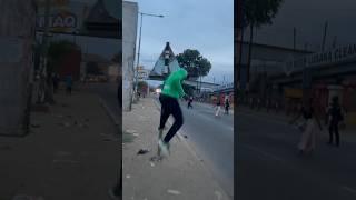 The lsk green ninja in the streets#publicreaction #shortvideo #viral #ninjalover