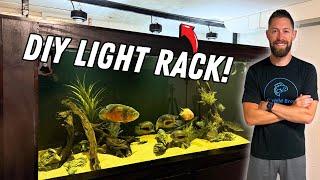 500 Gallon Plywood Aquarium | Cichlid Update, Maintenance & DIY Aquarium Lighting Rack