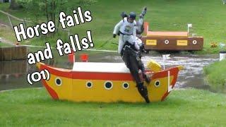 HORSE FAILS AND FALLS! (01)