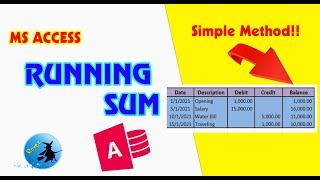 Running Sum | MS Access Running Sum | Rover