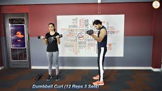 Arms Workout With Dumbbells Home Series | Posture | Breathing | Men N Women