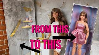 DIY Barbie Shower from a Product Box 