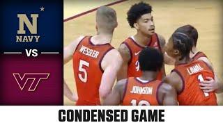 Navy vs. Virginia Tech Condensed Game | 2024-25 ACC Men's Basketball