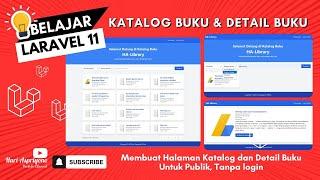 Tutorial Laravel 11: Membuat Katalog Buku dan Detail Buku Publik dengan Tailwind CSS