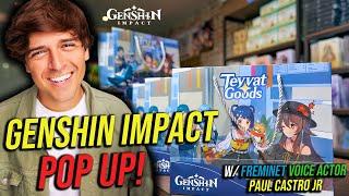 Teyvat Goods, Genshin Impact Pop-Up Store VLOG | Santa Monica, CA | w/ Fremient VA Paul Castro Jr.