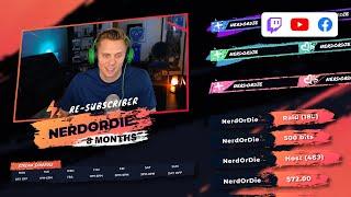 Overdrive - Grunge Stream Overlay & Widgets | Twitch, YouTube and Facebook Gaming