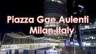 Piazza Gae Aulenti Milan Christmas 2024