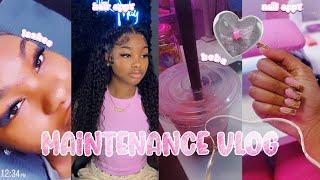 BACK TO SCHOOL MAINTENANCE/PREP + VLOG  | nails, lashes, hair, recent hobbies, driving etc.