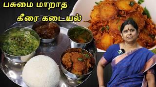 இரும்பு சத்து நிறைந்த பாலக்கீரை கடையல் | Palak Keerai Kadayal in Tamil | Seppankizhangu thokku