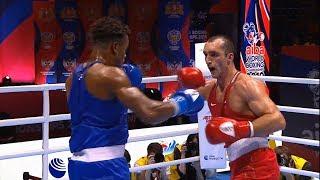 Quarterfinals (91kg) GADZHIMAGOMEDOV MUSLIM (RUS) vs CLARKE CHEAVON (ENG) /AIBA World 2019