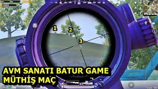 BATUR'DAN AVM SANATI ! MÜTHİŞ MAÇ SOLO SQUAD PUBG MOBİLE