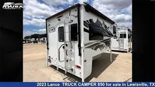 Spectacular 2023 Lance  Truck Camper RV For Sale in Lewisville, TX | RVUSA.com