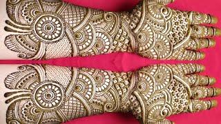 EASY DULHAN MEHENDI DESIGNS FOR FULL HANDS | WEDDING MEHNDI DESIGNS | BRIDAL HENNA MEHNDI DESIGNS