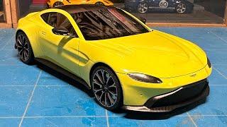 Building the 1:24 Alpha Model Aston Martin Vantage Part 3