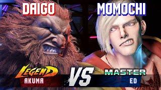 SF6 ▰ DAIGO (Akuma) vs MOMOCHI (Ed) ▰ High Level Gameplay