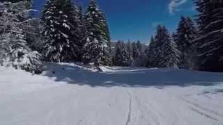 Descente La Combe et Têtras, Praz de Lys   Sommand