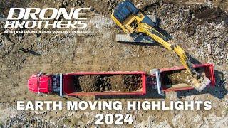 Earth Moving Highlights- Drone Construction Footage