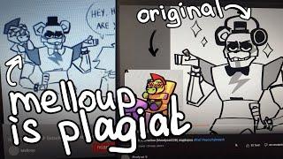 melloup copies bloody cat and FluffPillow fnaf animations (short) #bloodycat #animation #fnaf