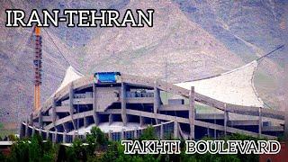 tehrangard drive in tehran from takhti boulevard - iran tehran2022/1401