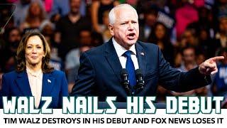 Tim Walz DESTROYS In His Debut And Fox News Loses It