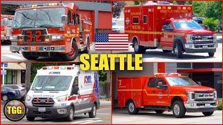 *Emergency Call During Station Visit!* [Seattle] Fire Engine 32, Medic 32 & Ambulance Responding!