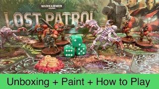 Brave the Horde! Warhammer 40K Lost Patrol (2016) Unboxing+Painted Miniatures+How to Play+Gameplay