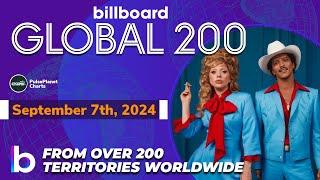 Billboard Global 200 Singles of This Week (September 7th, 2024)