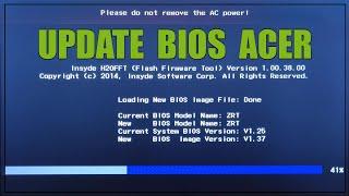 BIOS update guide for Laptop ACER