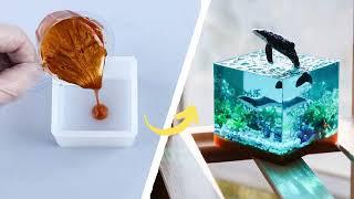 How to Make a DIY Miniature Underwater Diorama| Resin Art| Let's Resin