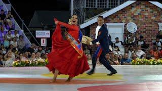 Gisela Gonzales y Boris Saavedra. Campeones Mundiales. Festival Marinera Mall del Sur 2023