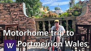 Detailed tour of Portmeirion village in Wales we drive a Motorhome and stay at the resort campsite