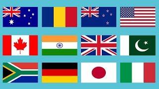 Best Flags of All Countries of the World with Names Music by High - Daily Hub