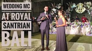 MC Sample: Wedding at Royal Santrian, Bali with MC Nirmala Trisna & Abi Bayu