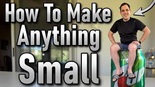 How To Make Anything Small! Photo Editing Tutorial! PhotoScape X