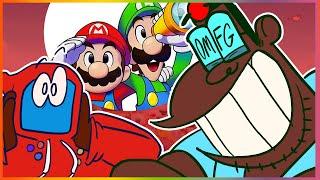 PAPERCLIPS: MARIO AND LUIGI BROTHERSHIP REACTION!!!