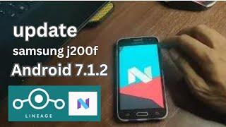 custom Rom Lineage os 14.1 for samsung j200f android Nougat