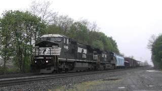 HiDef: NS Harrisburg Line Trains in Early May 2009