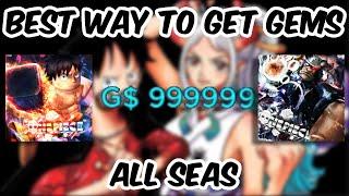 [AOPG] Best Ways To Get Gems In All Seas.