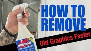 How to Use Rapid Remover to More Easily Scrape Off Old Vinyl Graphics