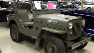 Vintage Willys Jeep CJ3B Military Vehicle