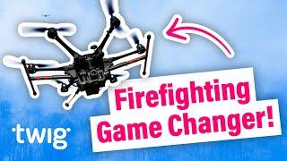 How is this Drone Tackling Wildfires? | Twig Science Reporter