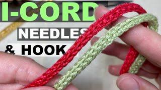 How to make I-Cord in two different ways? Tutorial for beginners - knitting & crocheting