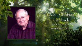 Trinity Lutheran Church -  Service for Alton Clarence Kalmbach