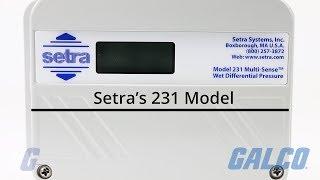 Setra's Multi-Sense 231 Model Pressure Transducer