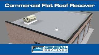 Spray Foam Detail - Commercial Flat Roof Recover