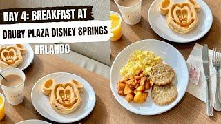 DAY 4: BREAKFAST at DRURY PLAZA Disney Springs in ORLANDO - August 2024