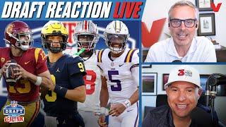 NFL Draft Reaction: Bears land Caleb Williams & Rome Odunze, Falcons-Michael Penix | Colin Cowherd