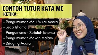 CONTOH TUTUR KATA MC KETIKA JEDA ISHOMA DAN BRIDGING ACARA